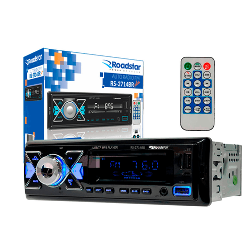 AUTO RÁDIO BT/USB RS-2714BR ES ROADSTAR