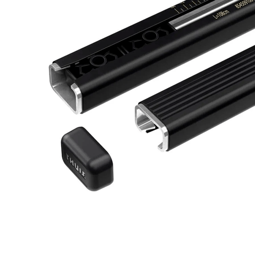 BARRA  AÇO CARBONO RETANGULAR 127CM 2PC THULE