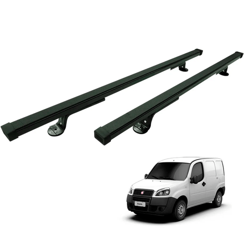 RACK DE TETO DOBLO S/LONGARINA 02/21 PRETA LONG LIFE
