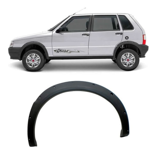 Moldura Para-lama Traseiro Esquerdo Fiat Uno Way 2004/2013