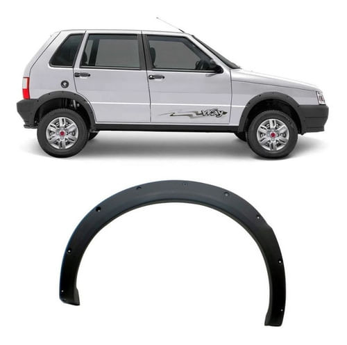 Moldura Para-lama Traseiro Direito Fiat Uno Way