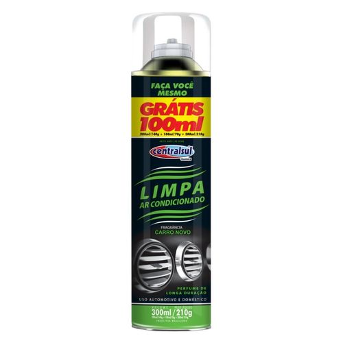 Limpa Ar Condicionado Carro Novo 300ml Centralsul