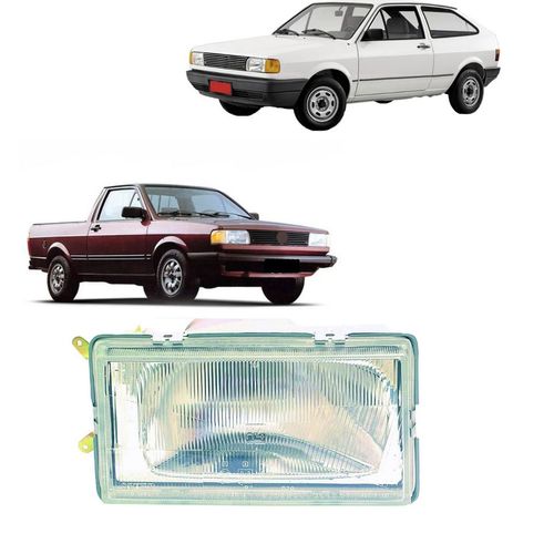 Farol Esquerdo Volkswagen Gol Parati Saveiro 1987/1990
