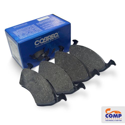 Pastilha de Freio Dianteiro Parati Gol G5 Saveiro MI Saveiro G5 Voyage G5 2004 em diante Cobreq N286 Sistema Teves FSII Plus