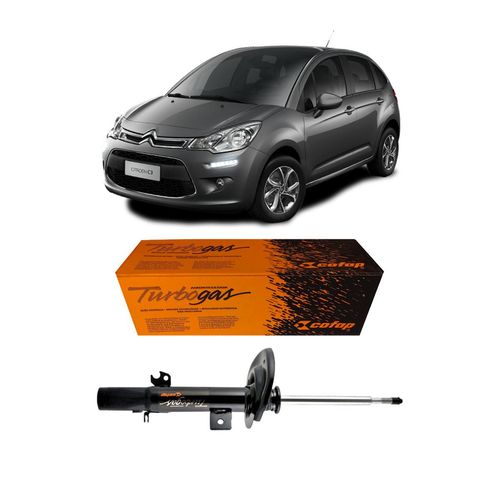 Amortecedor Dianteiro Citroen C3 2013 A 2021 Direito Manual