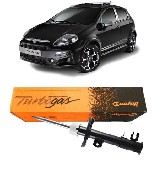 Amortecedor Dianteiro Fiat Punto 2010 A 2016 Esquerdo