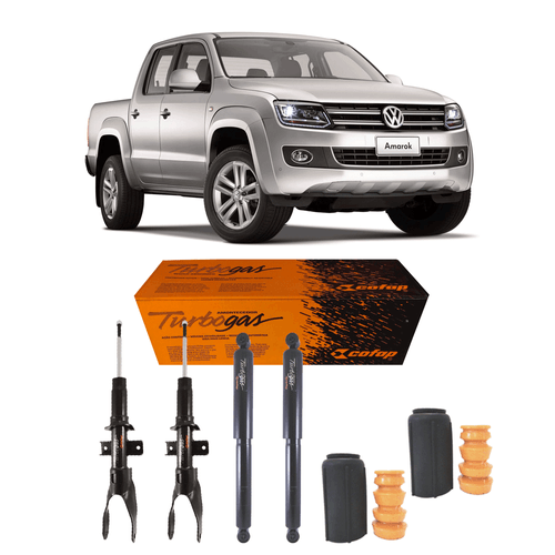 Kit 4 Amortecedor Amarok 2010 A 2021 + Kit Completo