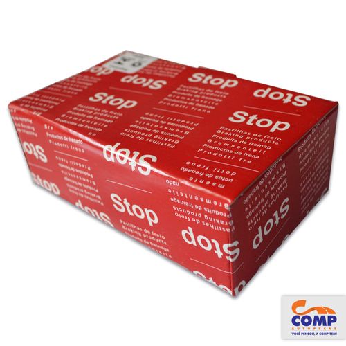 Pastilha de Freio Dianteira Fiesta Ka 1995 em diante Stop HQS-2051 sistema Teves / TRW
