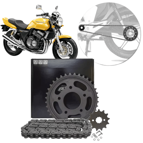 Kit Relação Transmissão Com Retentor Cb1300r 03-09 + Performance