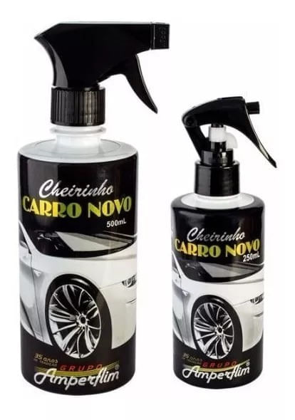 Cheirinho Aromatizante Carro Novo 250ml Premium Amperflim