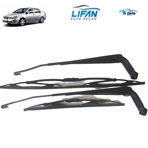 Palhetas E Hastes Do Limpador Do Para-brisa 4 Pçs Lifan 620