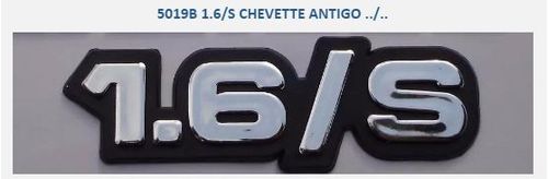 Emblema 1.6 S Chevette Cromado