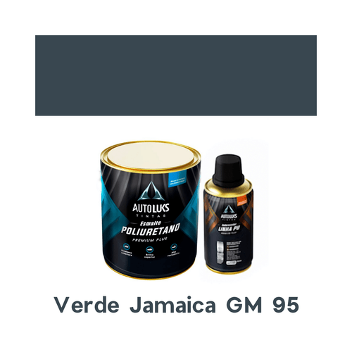 Tinta Automotiva Pu Verde Jamaica GM95 0,8L