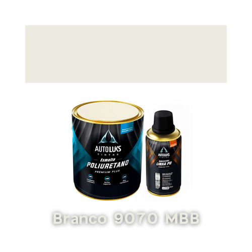Tinta Automotiva Pu Branco 9070 MBB 0,8L