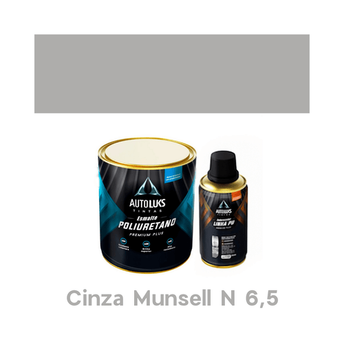 Tinta Automotiva Pu Cinza MUNSELL N6,5 0,8L