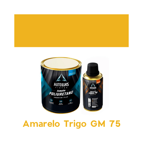 Tinta Automotiva Pu Amarelo Trigo GM75 0,8L