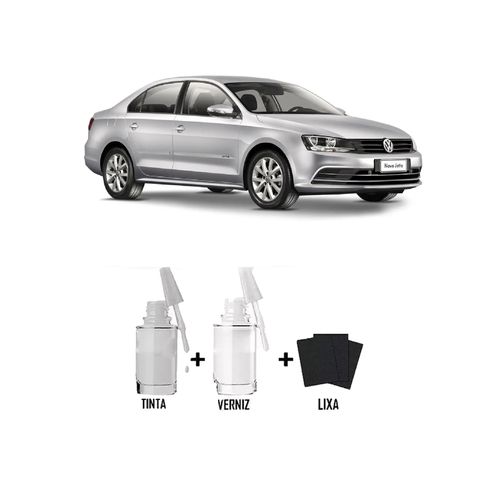 Tira Risco - Prata Sargas VW + Verniz 15ml