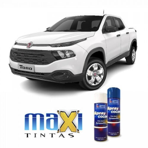 Spray Automotivo Branco Ambiente + Verniz Spray 300ml
