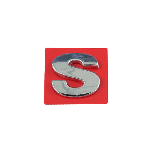 Letra Avulsa do Emblema de Carro Letra S