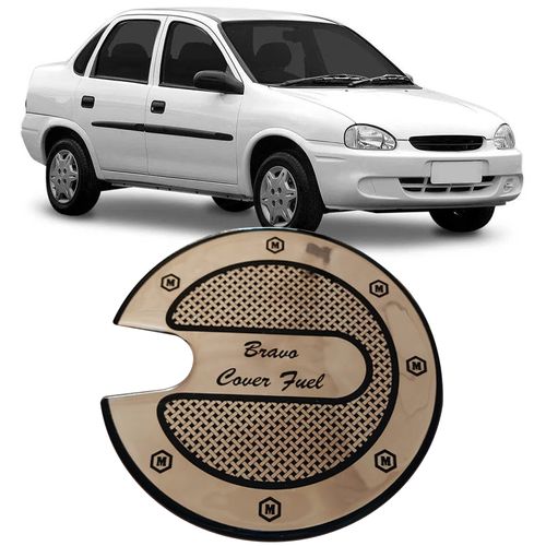 ADESIVO RESINADO COVER FUEL DA TAMPA DO TANQUE DE COMBUSTÍVEL CORSA CLASSIC 1996 A 2016 MARÇON