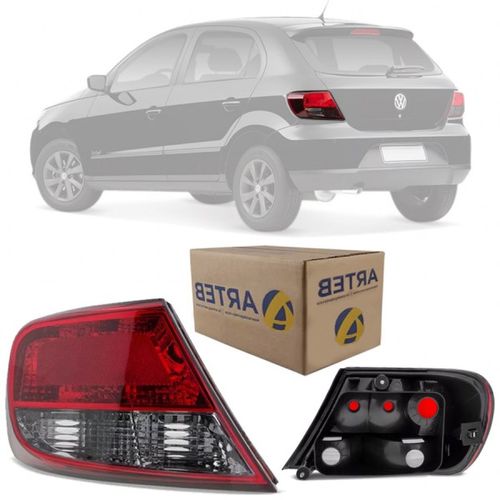 LANTERNA TRASEIRA ORIGINAL GOL G5 2009 A 2012 LADO ESQUERDO FUME ARTEB