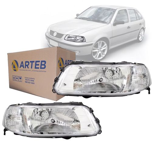 PAR FAROL ORIG GOL PARATI SAVEIRO G3 SIMPLES 2003 2004 2005