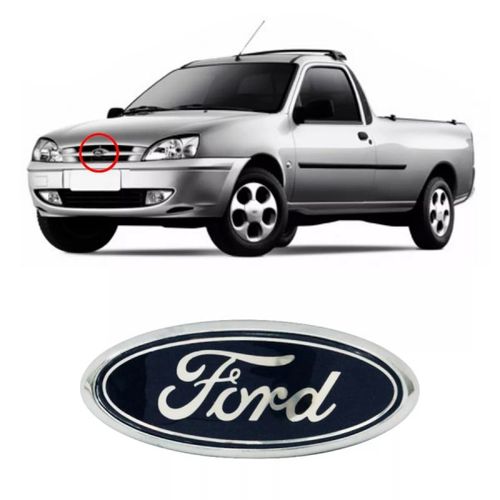 EMBLEMA FORD DA GRADE FIESTA STREET COURIER 2000 A 2010 MARÇON
