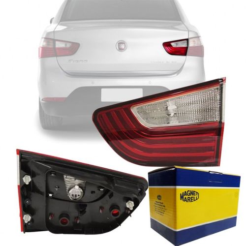 LANTERNA TRASEIRA ORIGINAL GRAND SIENA 2012 A 2021 LADO DIREITO TAMPA CRISTAL MAGNETI MARELLI