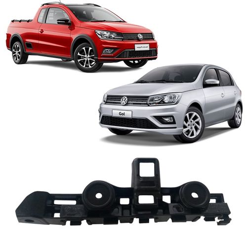 GUIA DO PARACHOQUE DIANTEIRO ORIGINAL SAVEIRO G7 2017 A 2018 GOL VOYAGE G8 2019 A 2022 LADO DIREITO VOLKSWAGEN