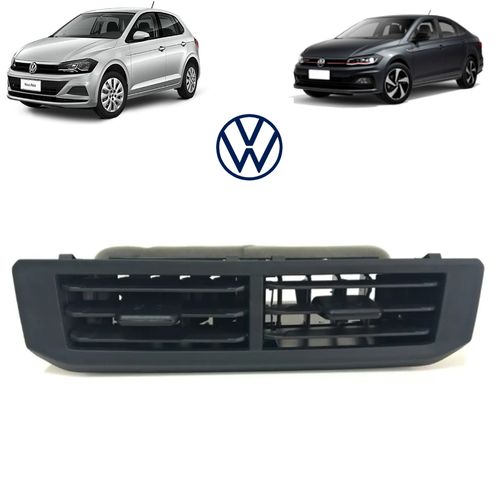 DIFUSOR DE AR DO PAINEL ORIGINAL POLO VIRTUS 2018 A 2022 CENTRAL VOLKSWAGEN