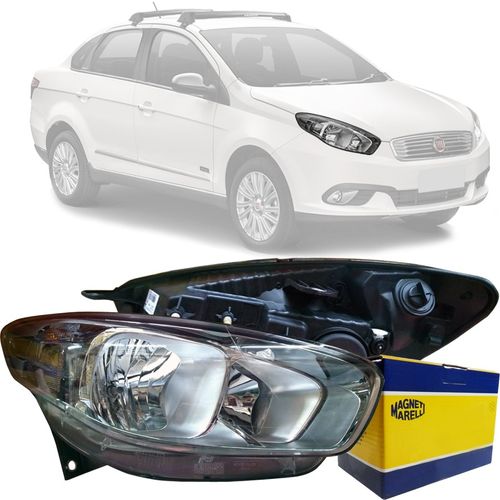 FAROL ORIGINAL GRAND SIENA 2012 A 2022 LADO DIREITO FUME MAGNETI MARELLI