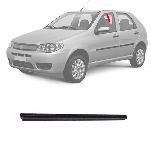 FRISO DO TETO PALIO 2004 A 2016 2/4 PORTAS LADO ESQUERDO PRETO SANFIL