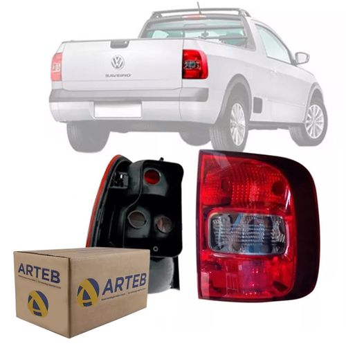 LANTERNA TRASEIRA ORIGINAL SAVEIRO G5 G6 2009 A 2016 LADO DIREITO FUME ARTEB