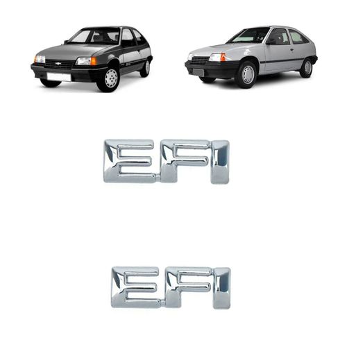 KIT EMBLEMA PORTA DIANTEIRA GM KADETT EFI 1.8/2.0 1989 A 1998