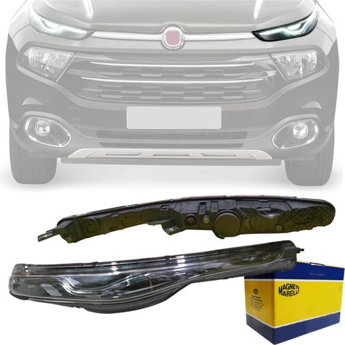 LANTERNA DIANTEIRA PISCA ORIGINAL TORO 2017 A 2021 LADO ESQUERDO COM LED MAGNETI MARELLI