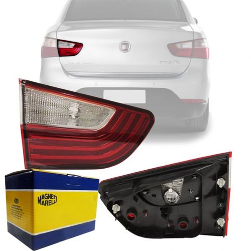 LANTERNA TRASEIRA ORIGINAL GRAND SIENA 2012 A 2021 LADO ESQUERDO TAMPA CRISTAL MAGNETI MARELLI