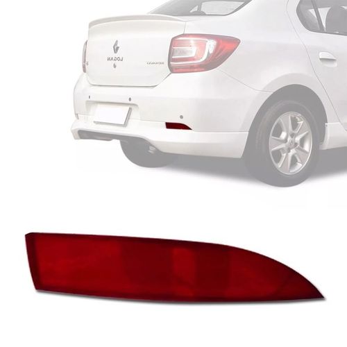 OLHO DE GATO REFLETOR DO PARACHOQUE TRASEIRO LOGAN 2014 A 2017 SANDERO 2015 A 2018 LADO DIREITO DSC
