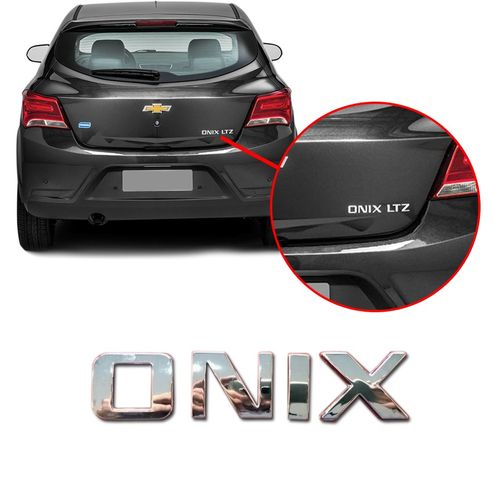 EMBLEMA ONIX TAMPA TRASEIRA ONIX 2012 A 2019 MARÇON