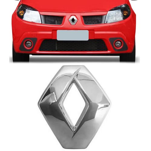 EMBLEMA RENAULT DA GRADE SANDERO 2009 A 2011 MARÇON