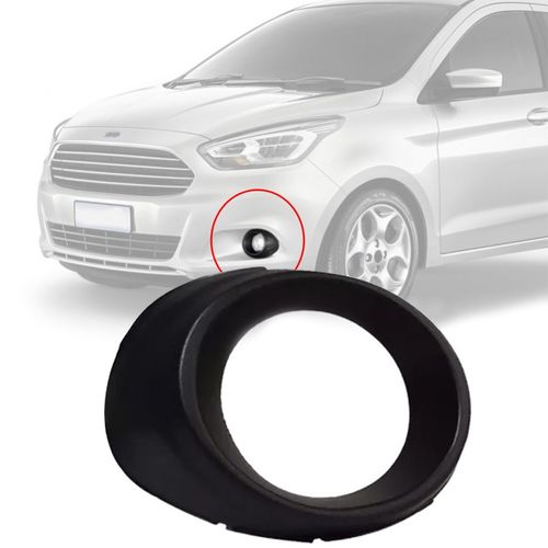 GRADE DO PARACHOQUE ORIGINAL KA 2015 A 2018 LADO ESQUERDO COM FURO FORD