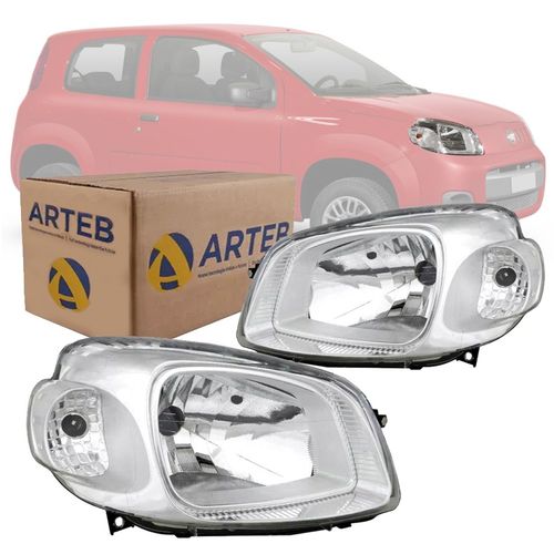 PAR FAROL ORIGINAL UNO VIVACE 10 2011 2012 2013 2014 CROMADO