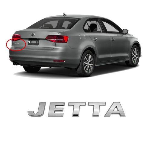 EMBLEMA JETTA TAMPA TRASEIRA DO PORTA MALA JETTA 2015 A 2018 MARÇON