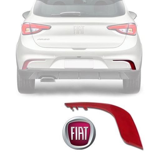 OLHO DE GATO REFLETOR DO PARACHOQUE TRASEIRO ORIGINAL ARGO 2017 E 2022 LADO DIREITO FIAT