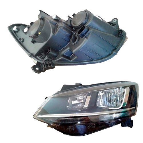 FAROL ORIGINAL FOX SPACEFOX CROSSFOX 2015 A 2022 LADO ESQUERDO FRISO CROMADO ARTEB