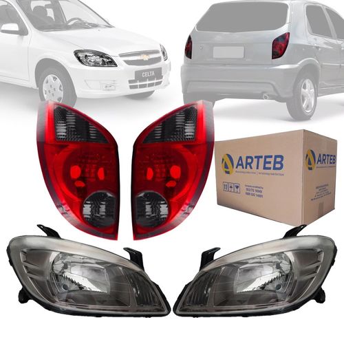 KIT ORIGINAL FAROL LANTERNA CELTA 07 08 09 10 11 12 13 2014