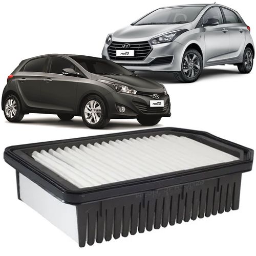 FILTRO DO AR MOTOR HB20 1.6 2012 A 2015 1.0 2016 A 2019 WEGA