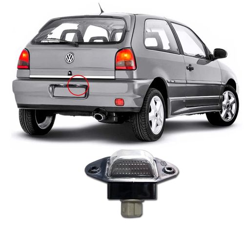 LANTERNA DE PLACA GOL B2 BOLA 1995 A 1999 GOL G2 SPECIAL 2000 A 2002 COM SOQUETE DSC