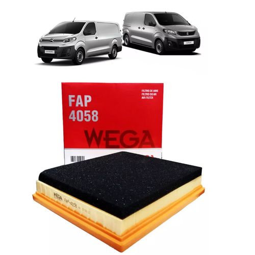 FILTRO DE AR DO MOTOR JUMPY FURGAO 2017 A 2023 EXPERT FURGAO 2017 A 2023 WEGA