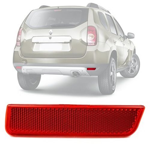 OLHO DE GATO REFLETOR DO PARACHOQUE TRASEIRO DUSTER 2011 A 2014 SANDERO STEPWAY 2014 A 2016 LADO DIREITO DSC