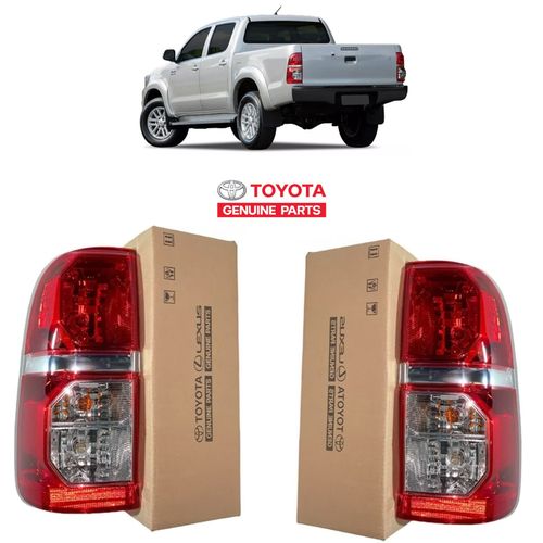 LANTERNA ORIGINAL TOYOTA HILUX 2012 2013 14 15 GENUINA PAR